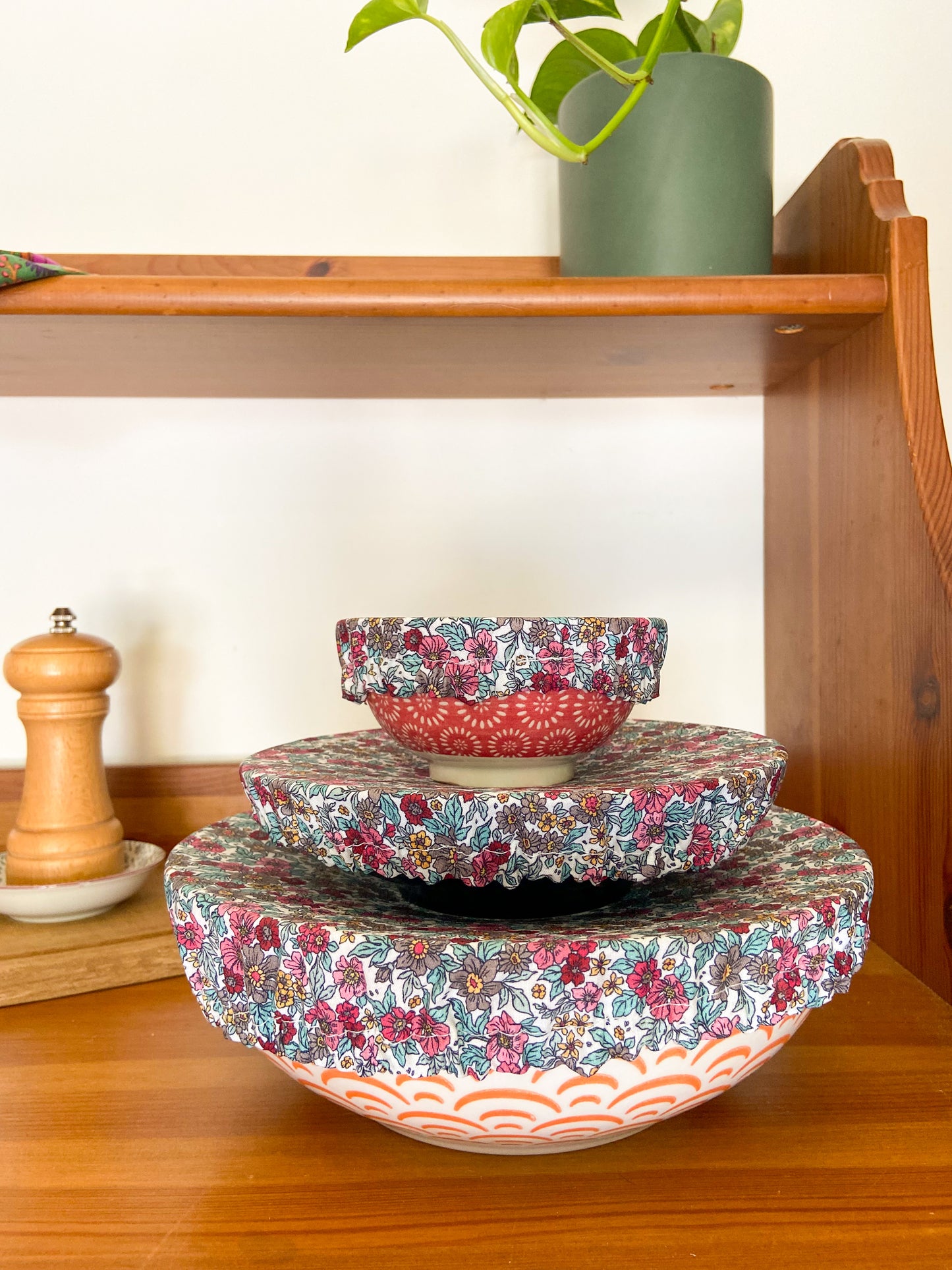 Lot de 3 charlottes alimentaires - Liberty