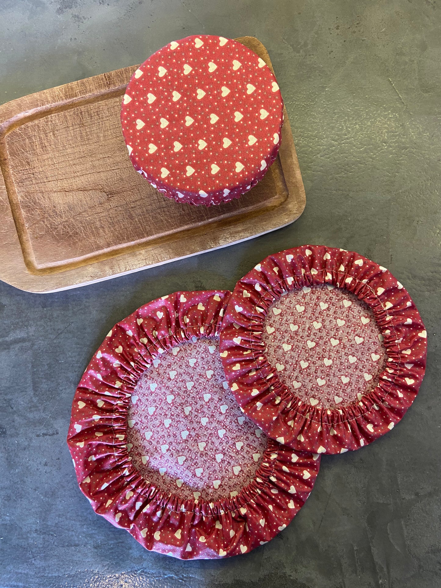 Charlottes couvre-plat - lot de 3